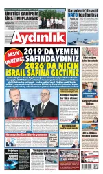 Aydınlık Gazetesi manşeti