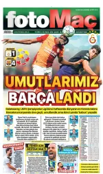 Fotomaç manşeti